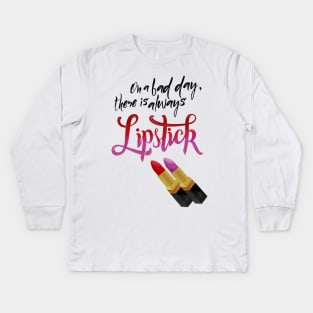 Lipstick Kids Long Sleeve T-Shirt